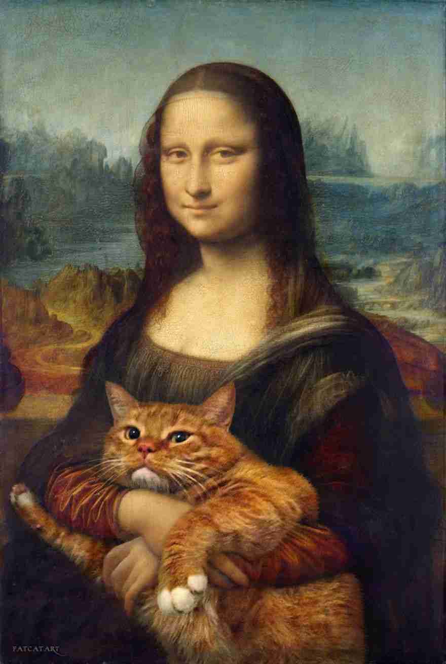 猫の絵を貼るトピ