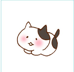 猫の絵を貼るトピ