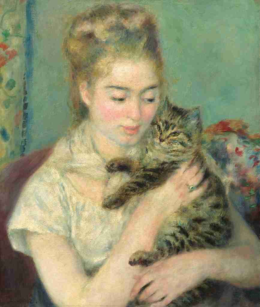 猫の絵を貼るトピ