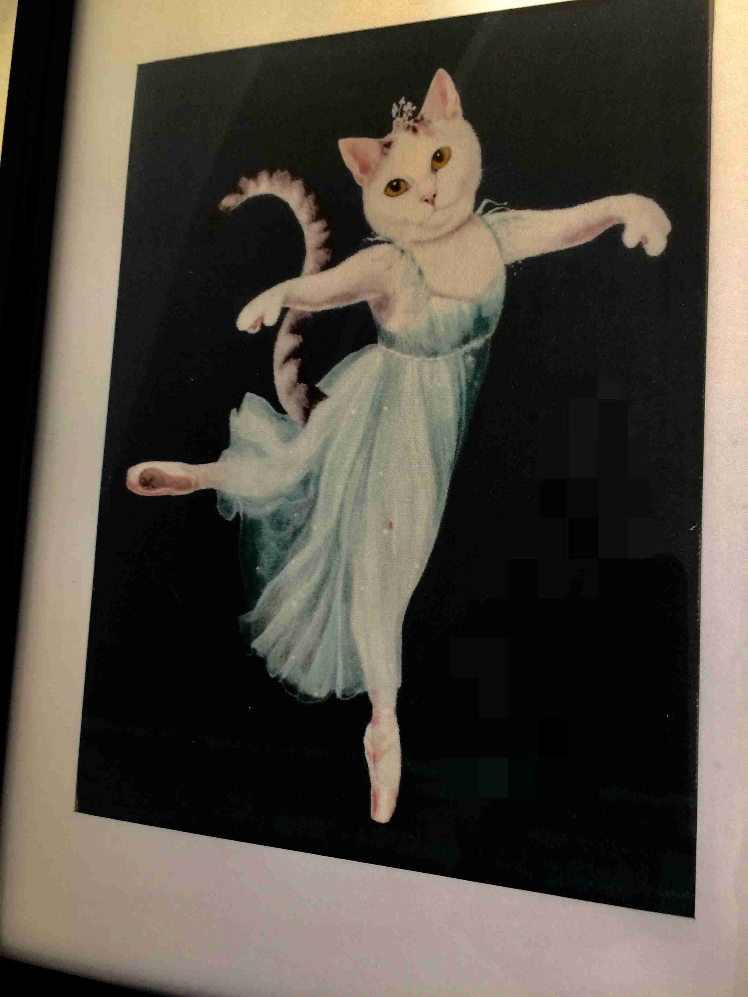 猫の絵を貼るトピ