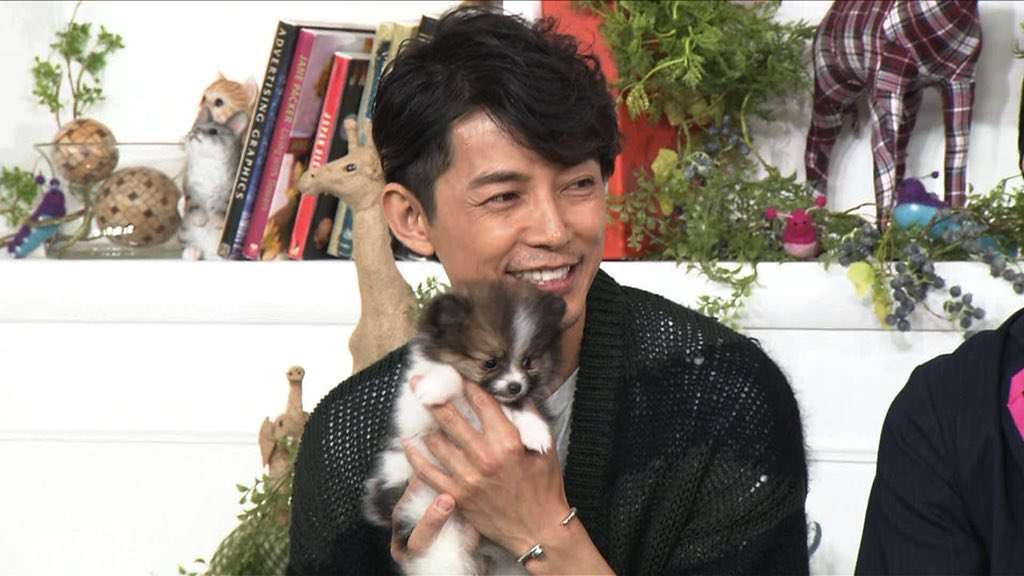 動物と一緒に写ってるイケメン有名人が観たい