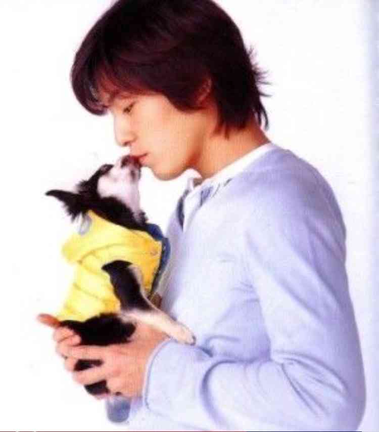 動物と一緒に写ってるイケメン有名人が観たい
