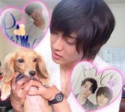 動物と一緒に写ってるイケメン有名人が観たい