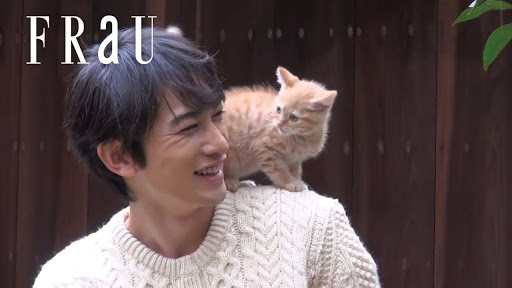 動物と一緒に写ってるイケメン有名人が観たい