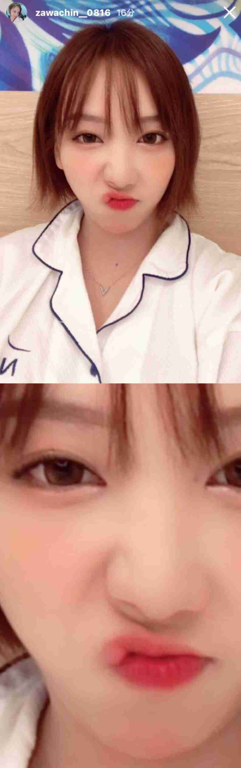 「素っぴんでも可愛い！」ざわちん、パジャマ姿のナチュラルオフショットに絶賛の声