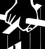 タイトルロゴ一部だけ貼って作品名を当てるトピ