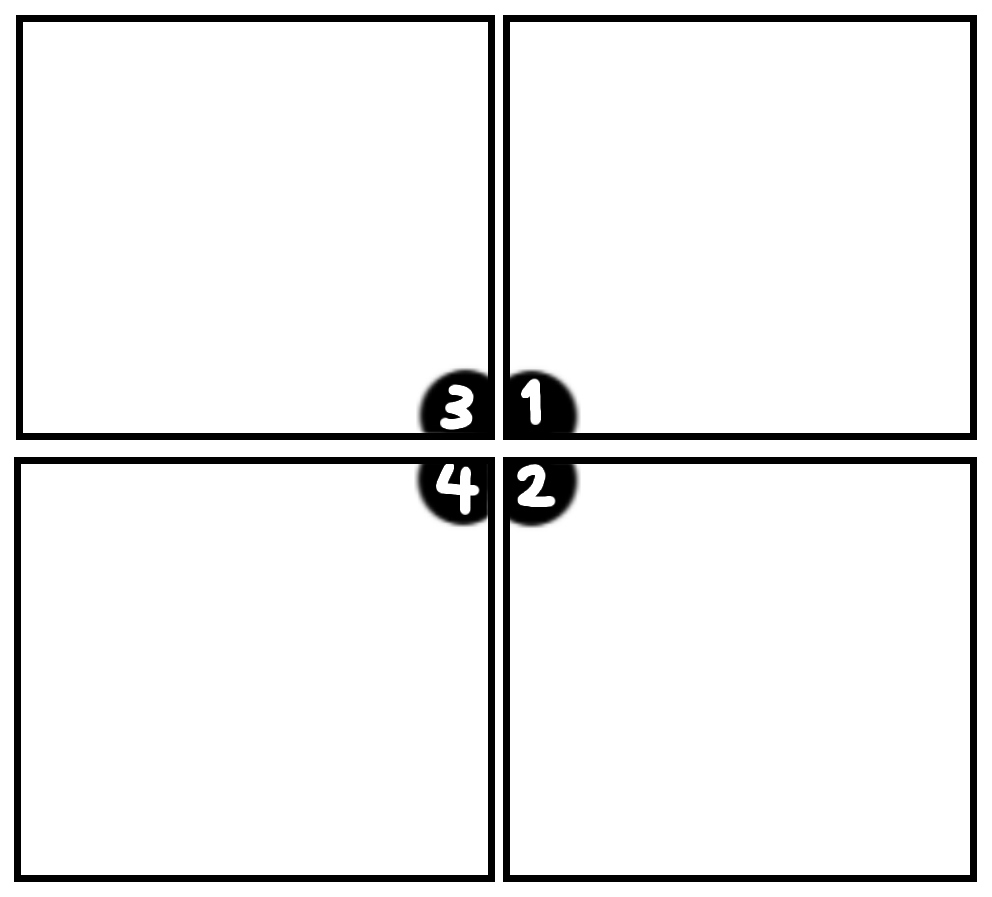 皆で4コマ漫画を完成させるトピ