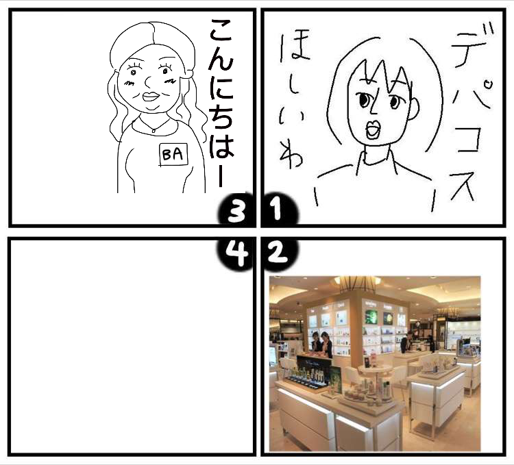 皆で4コマ漫画を完成させるトピ