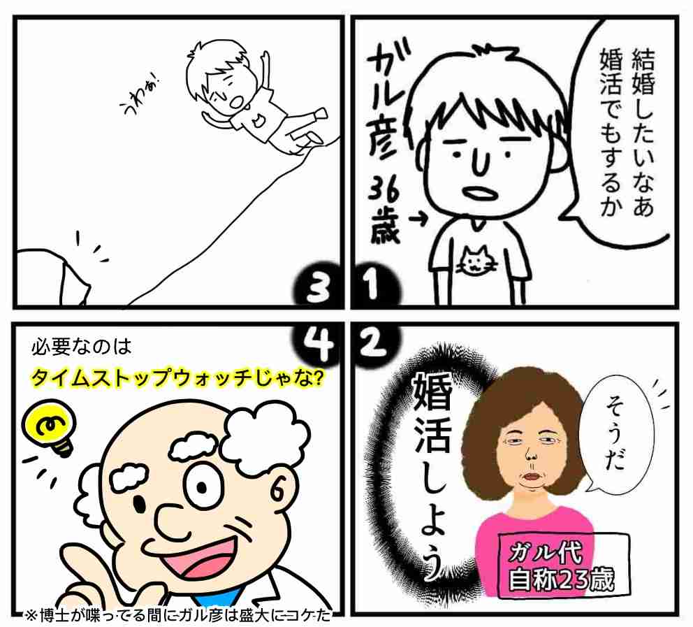 皆で4コマ漫画を完成させるトピ