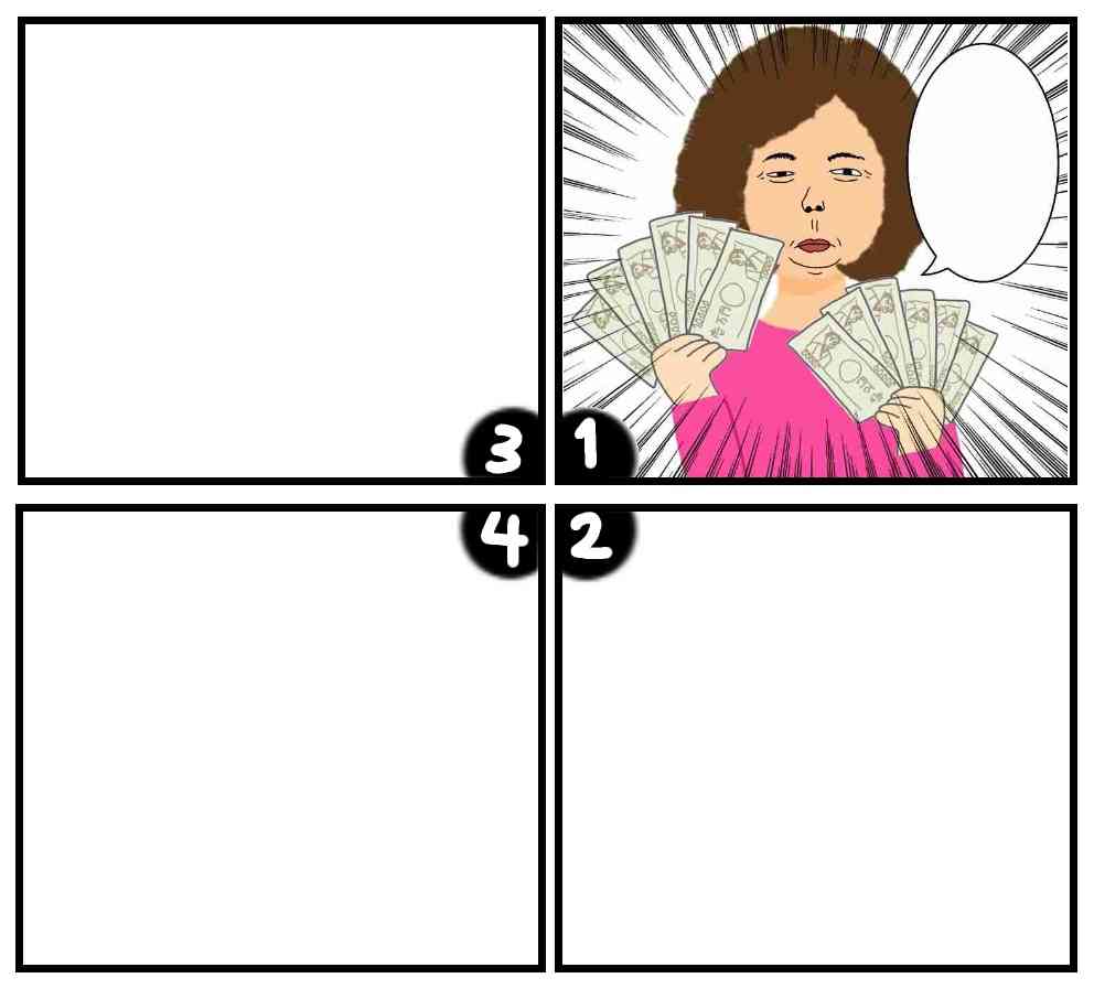 皆で4コマ漫画を完成させるトピ