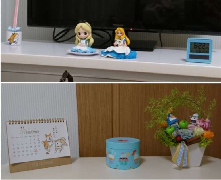 自分の部屋に飾ってある物