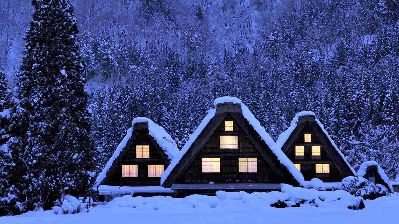 雪景色の画像が見たい