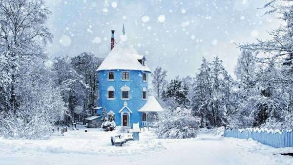 雪景色の画像が見たい