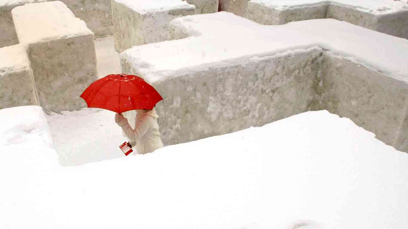 雪景色の画像が見たい