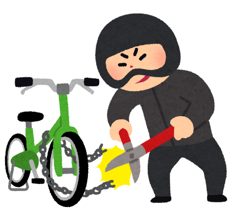 自転車を盗まれたことがあるひと~