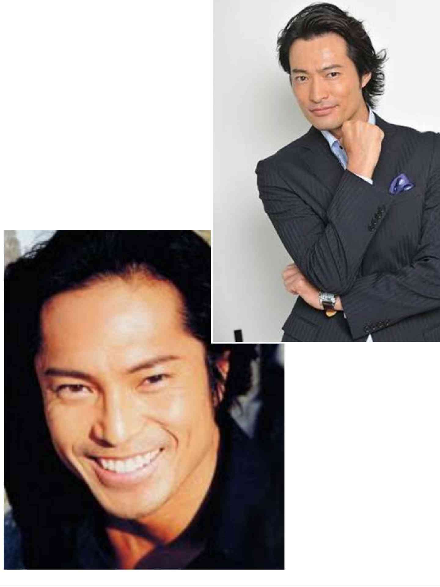 面長のイケメン芸能人