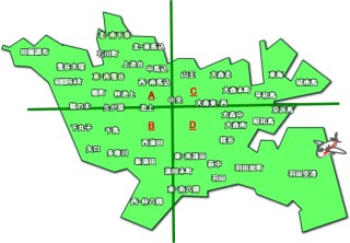 東京23区内で住んでみたい区！