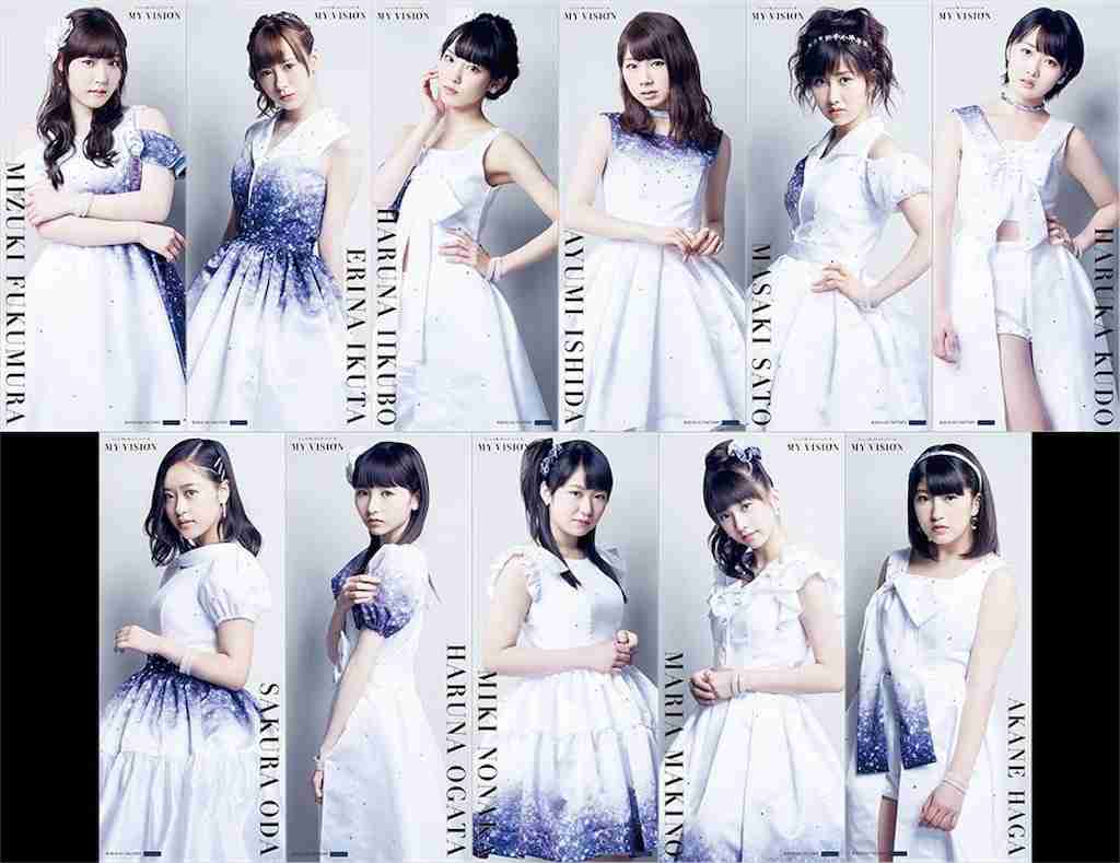 女性アイドルの衣装画像