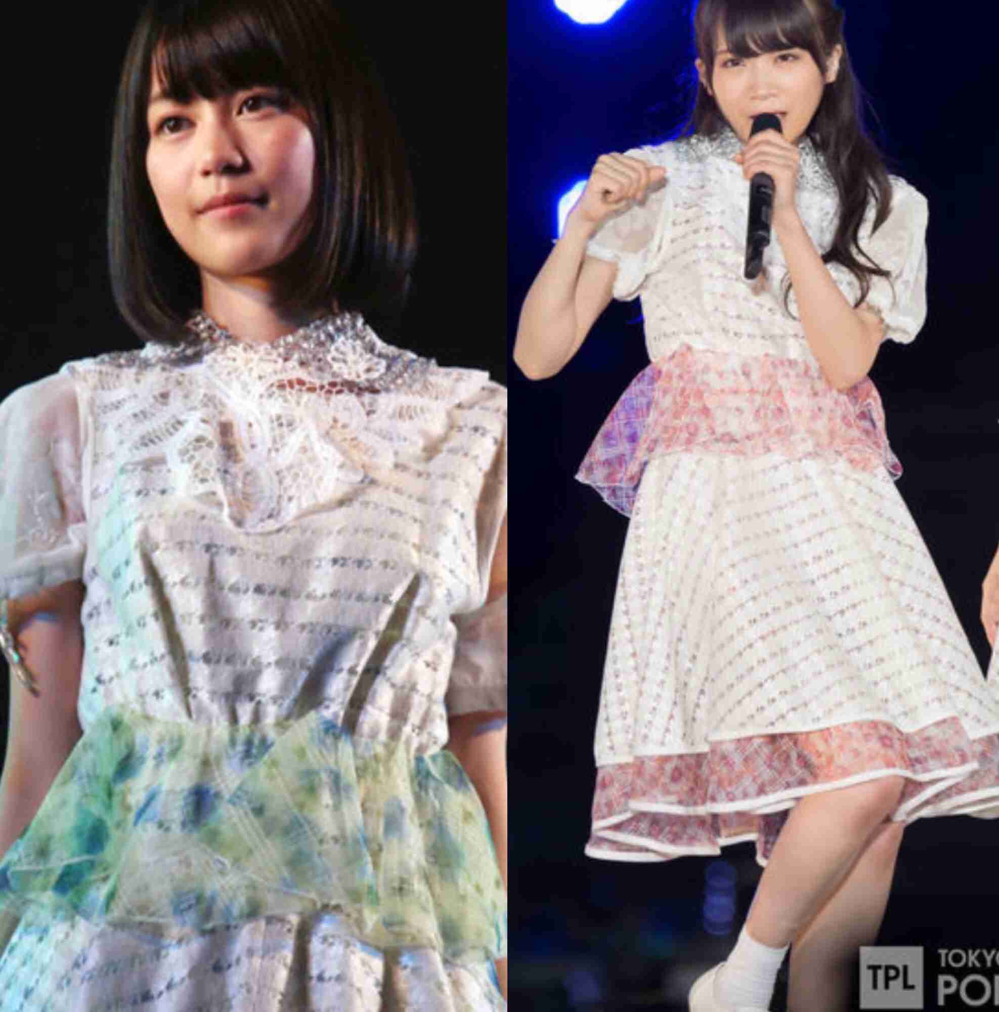 女性アイドルの衣装画像