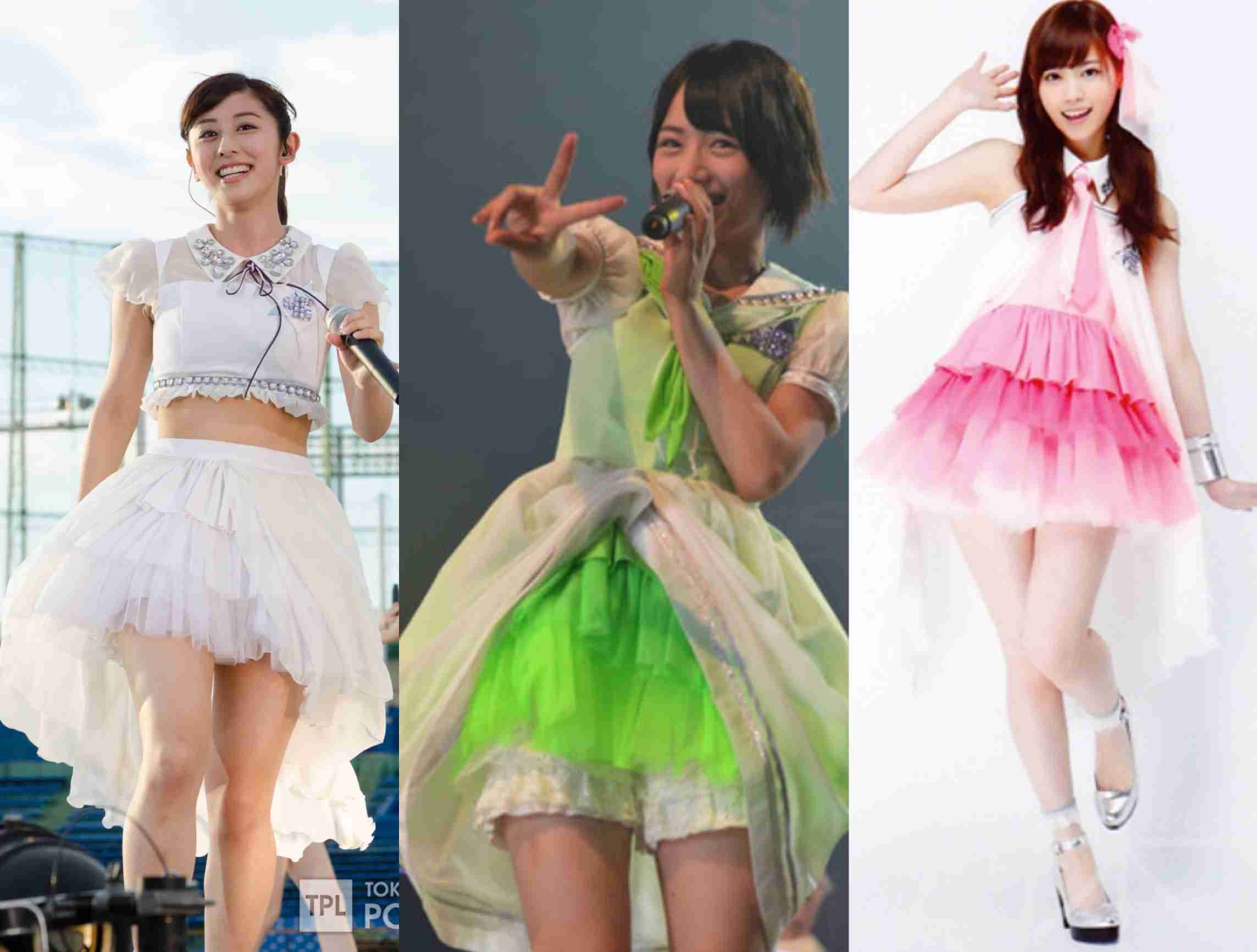 女性アイドルの衣装画像