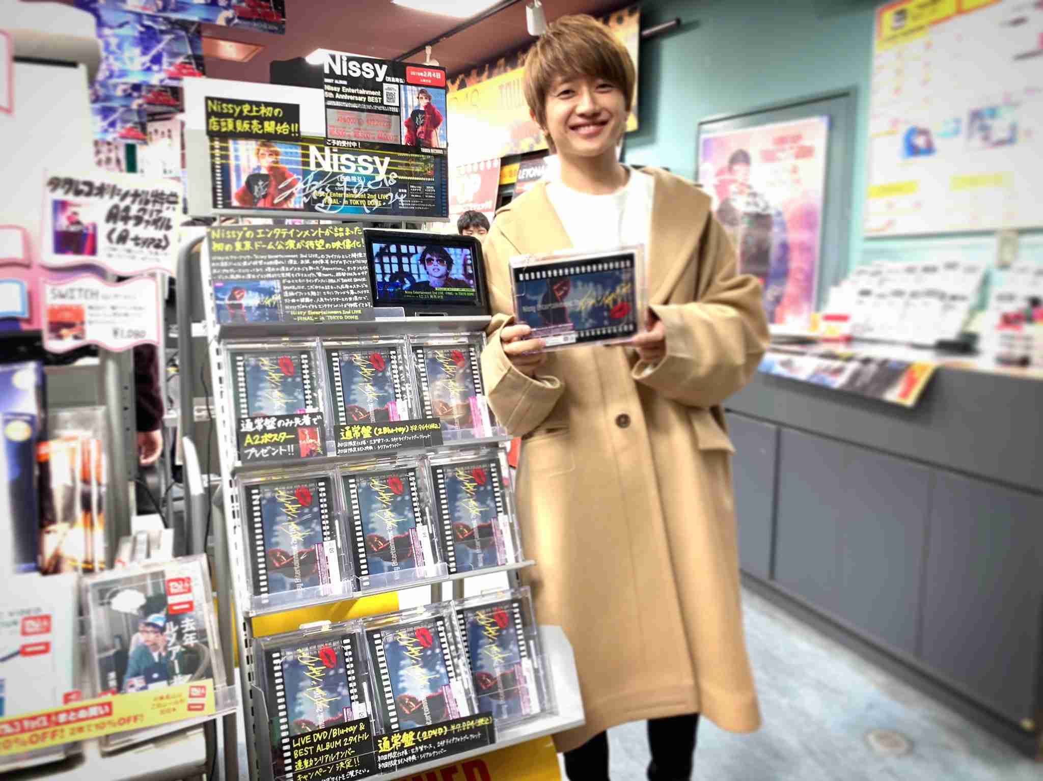 Nissy(西島隆弘)、ベストアルバム発売記念でタワレコ全店プッシュ グッズも販売決定