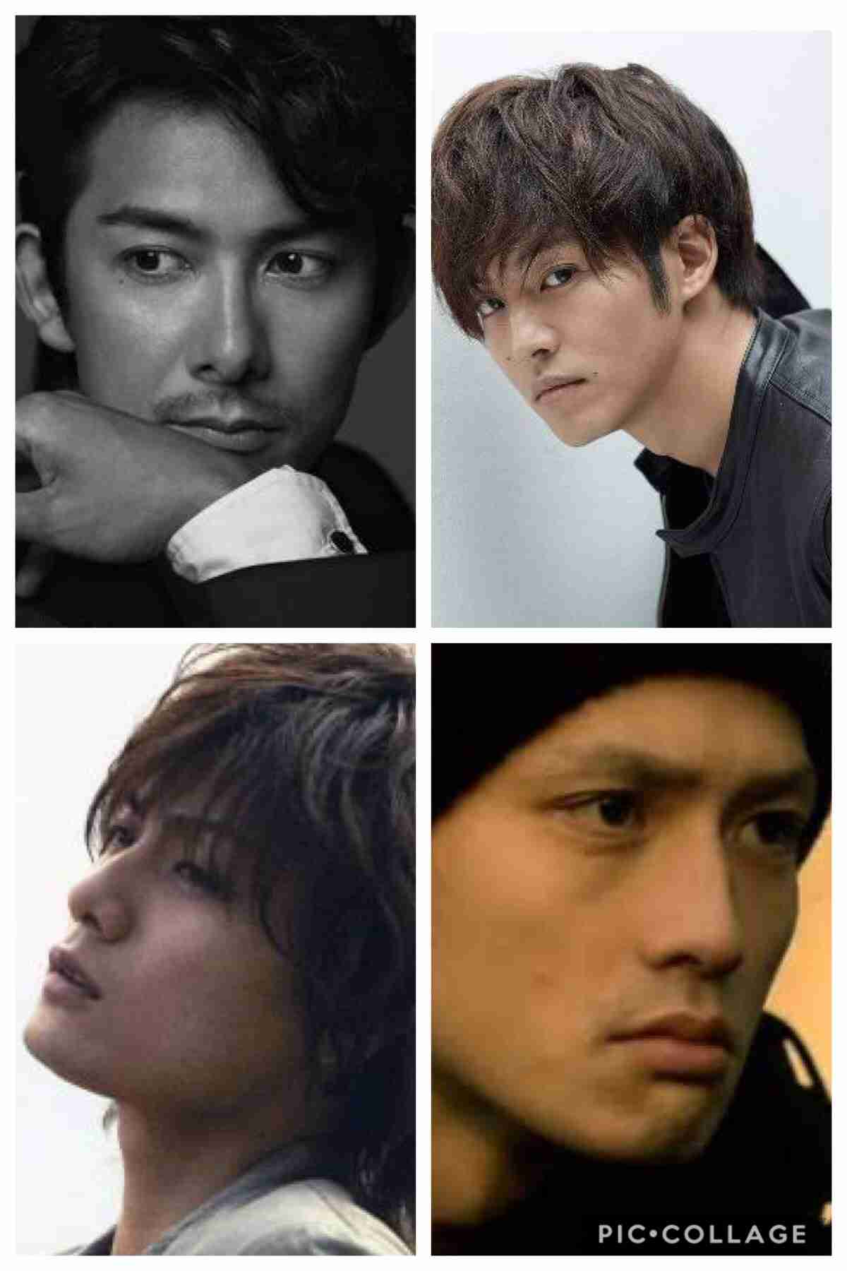 好きな顔4人集めてみた！【男性編】