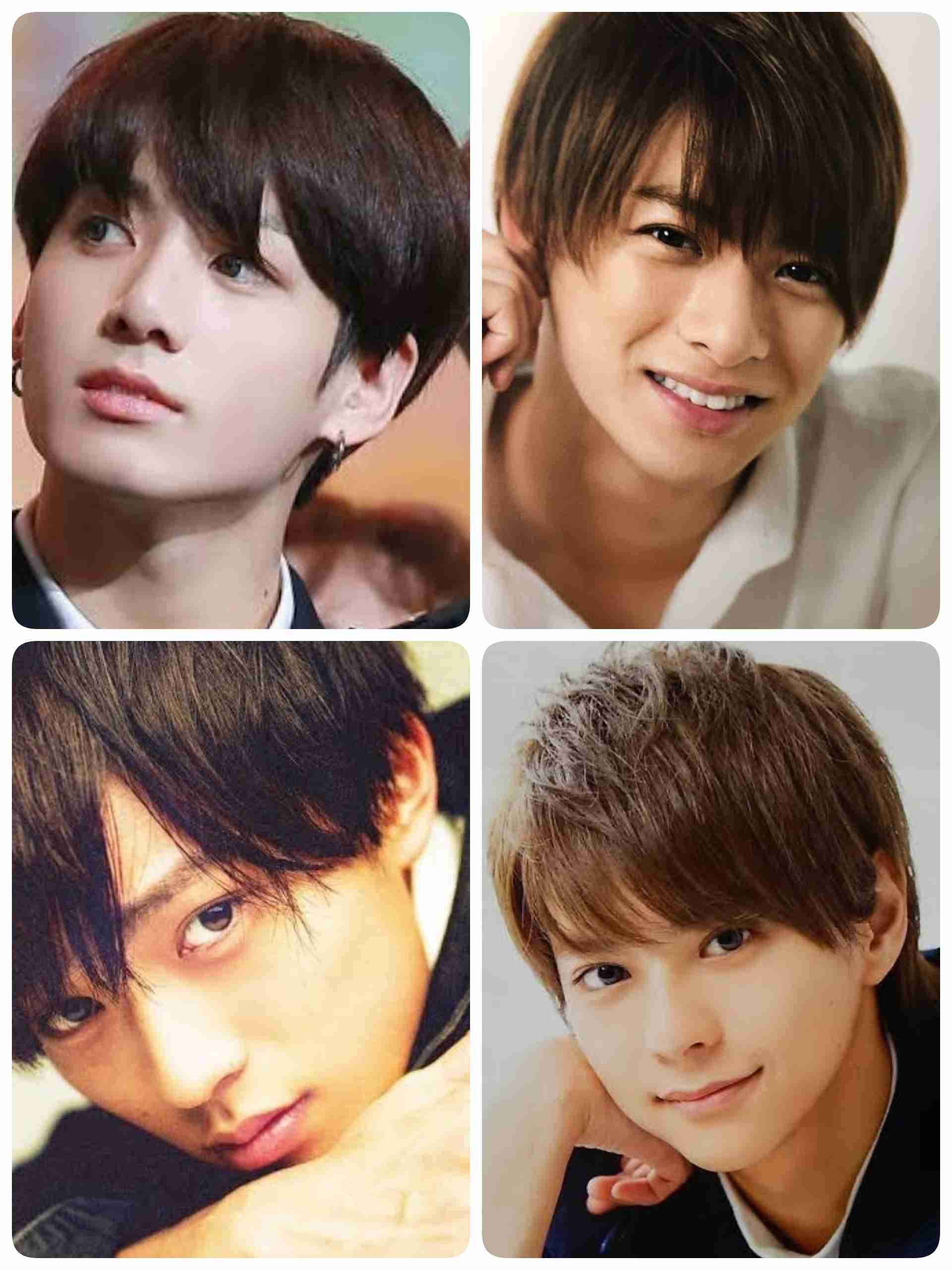 好きな顔4人集めてみた！【男性編】