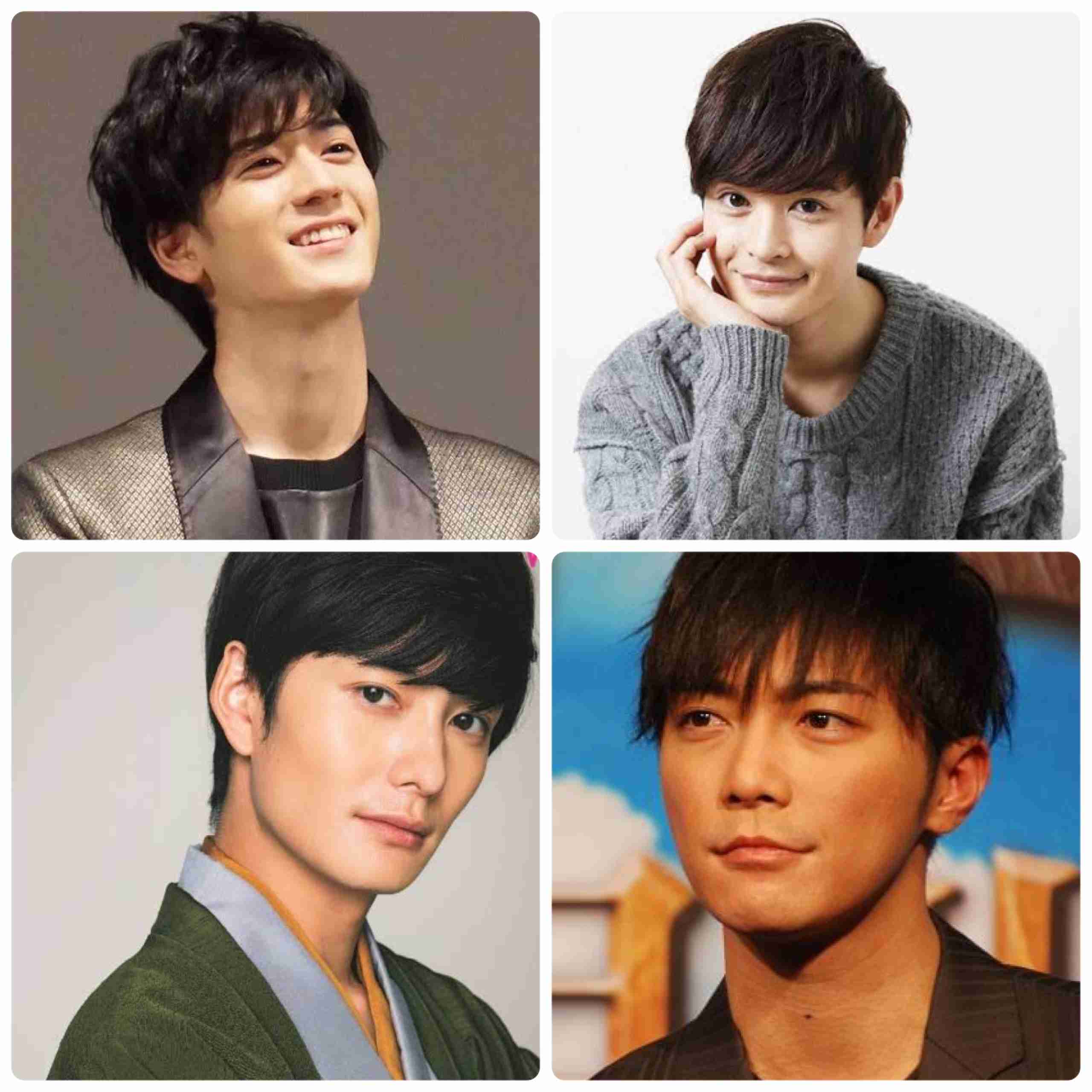 好きな顔4人集めてみた！【男性編】