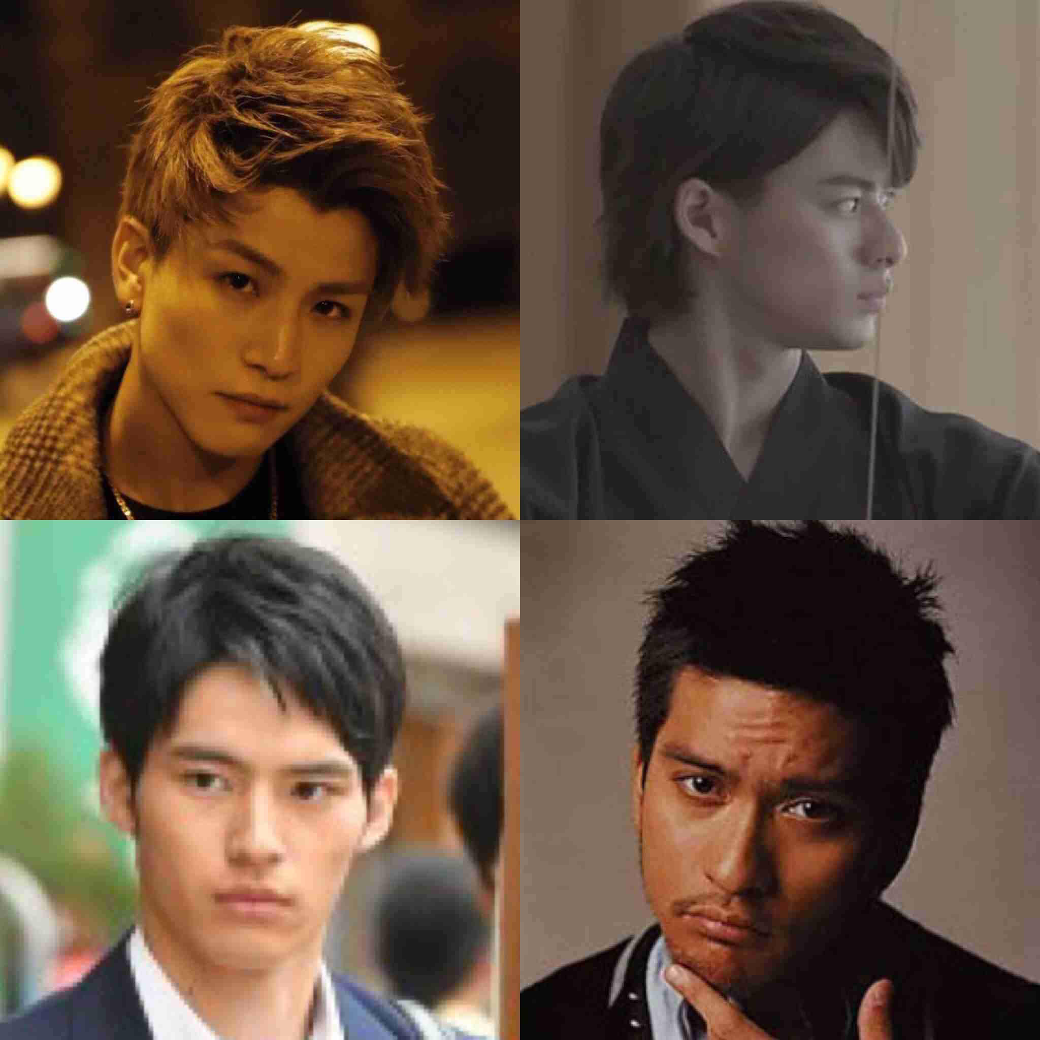 好きな顔4人集めてみた！【男性編】