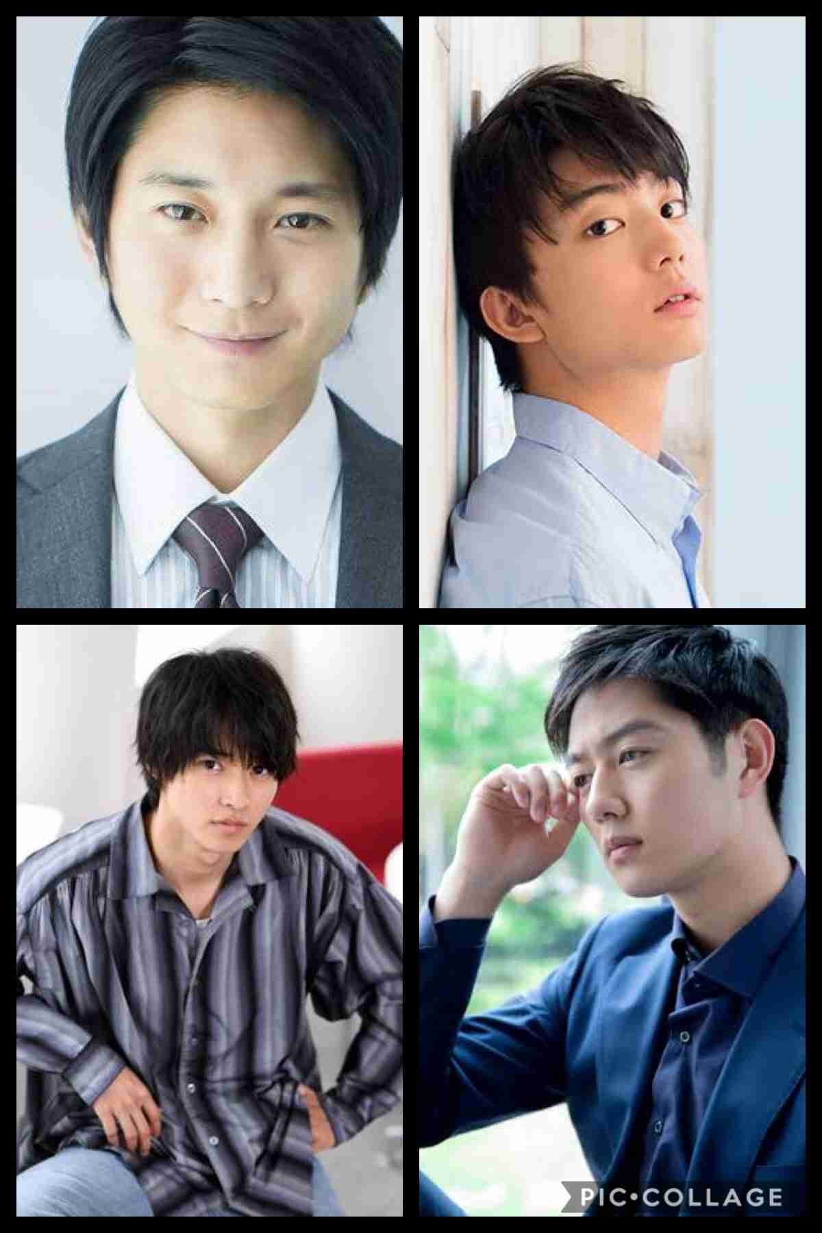 好きな顔4人集めてみた！【男性編】
