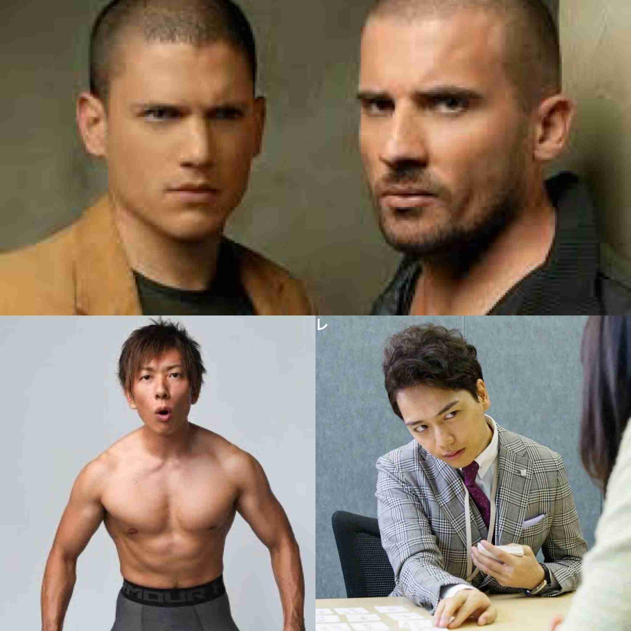 好きな顔4人集めてみた！【男性編】