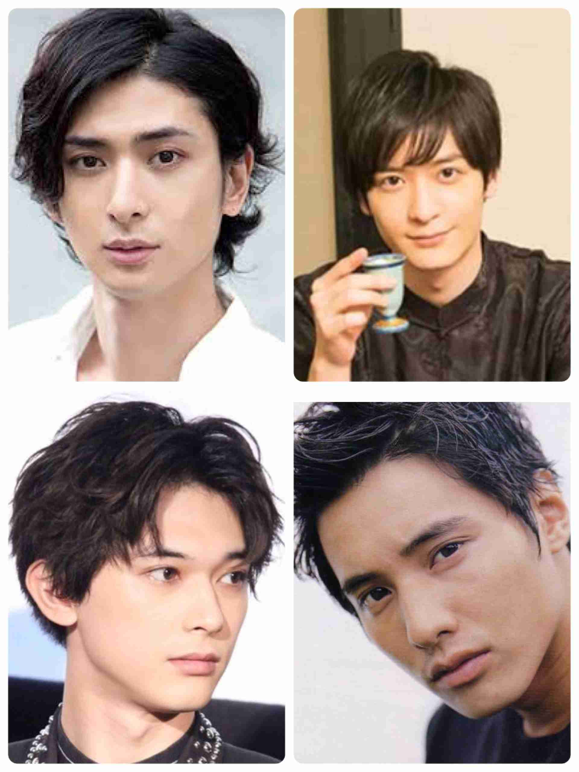 好きな顔4人集めてみた！【男性編】