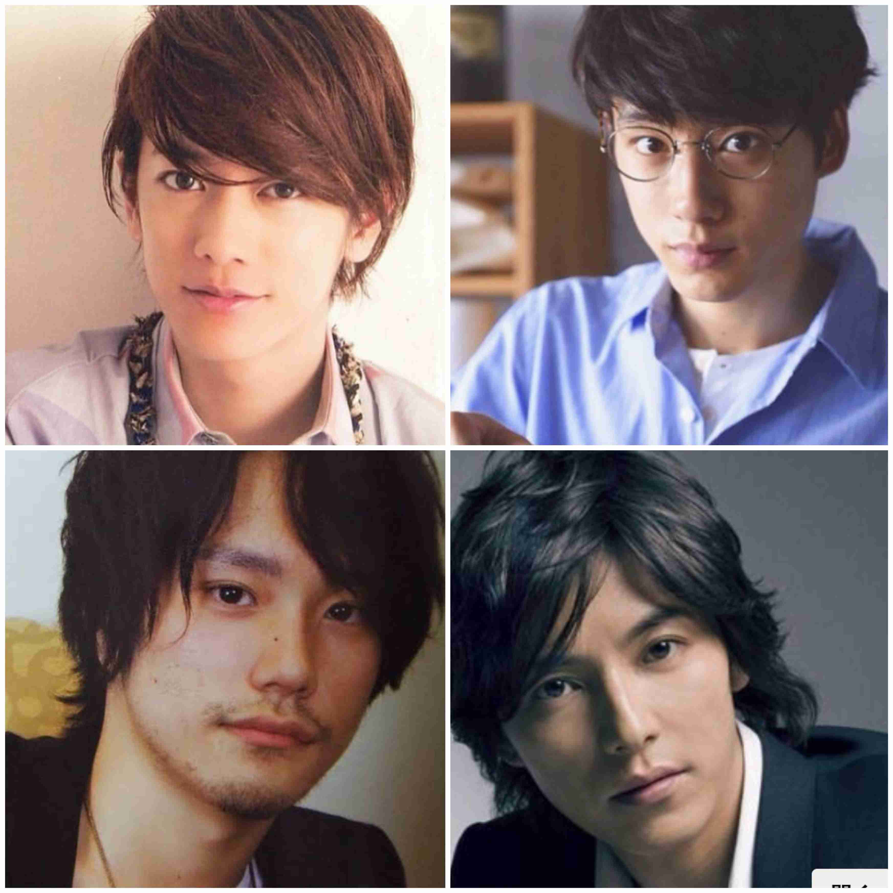 好きな顔4人集めてみた！【男性編】