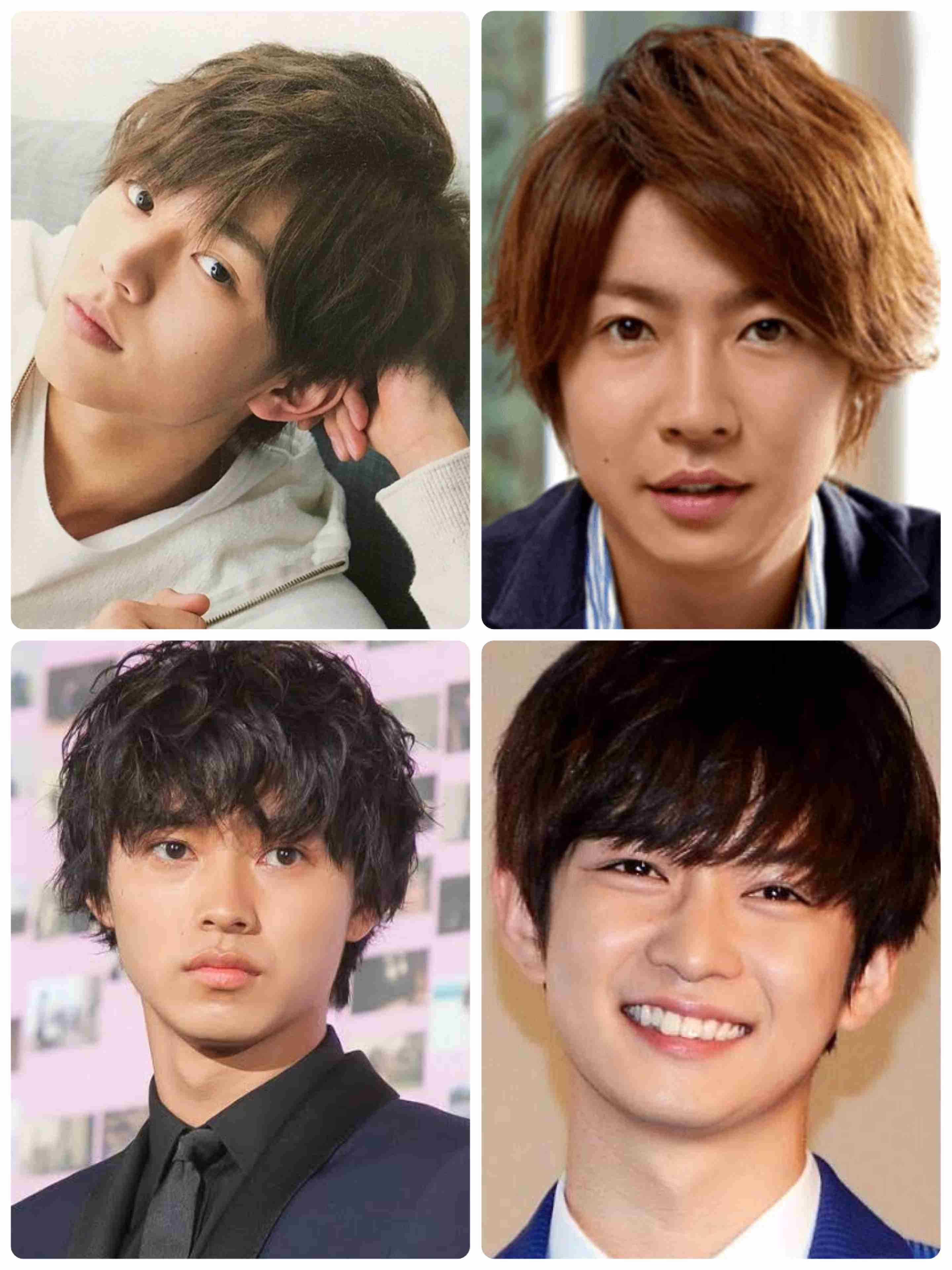 好きな顔4人集めてみた！【男性編】