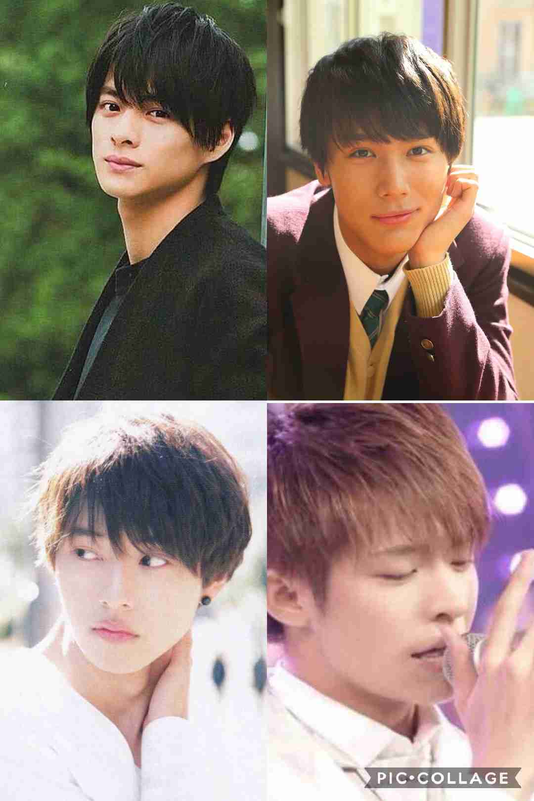 好きな顔4人集めてみた！【男性編】
