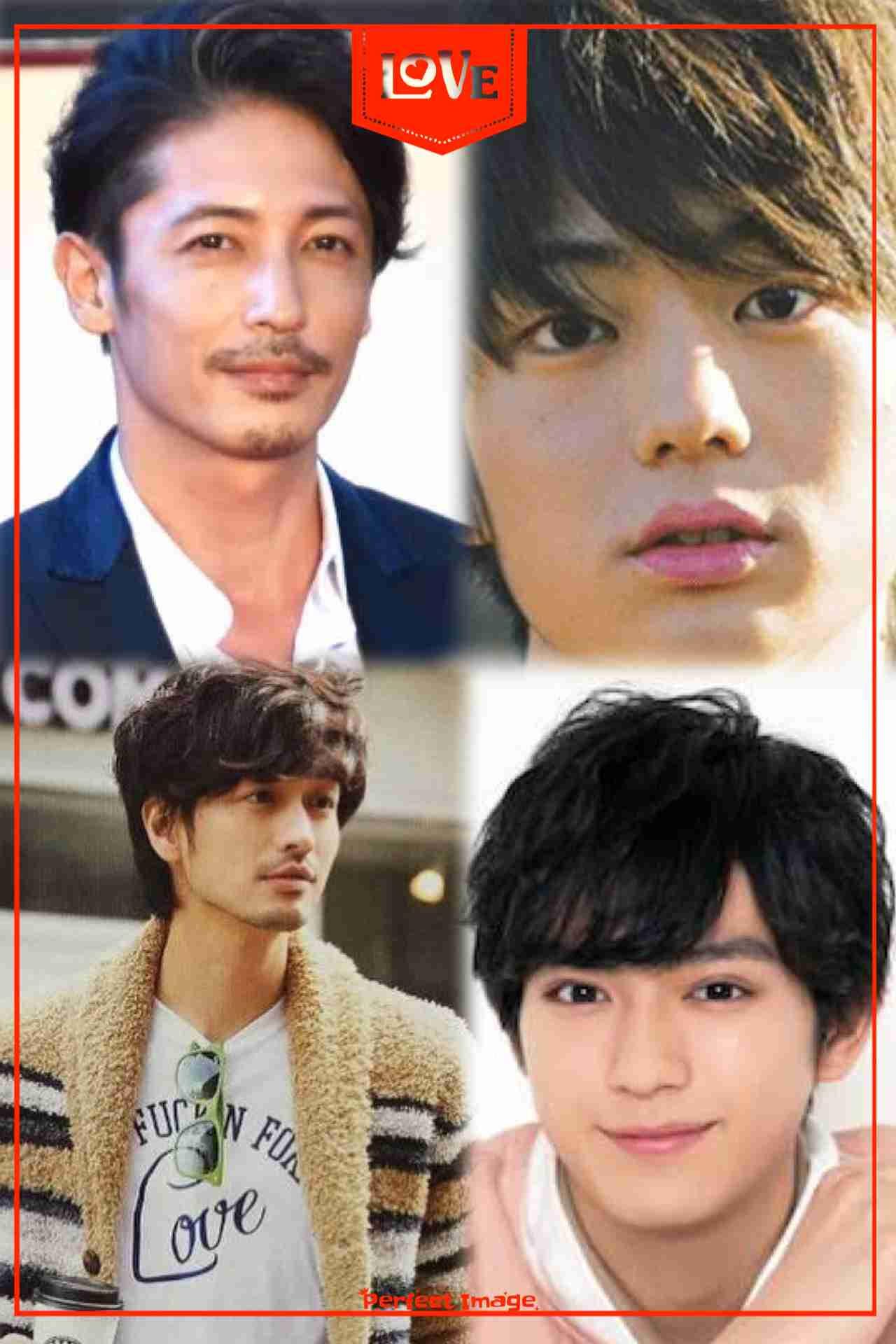好きな顔4人集めてみた！【男性編】