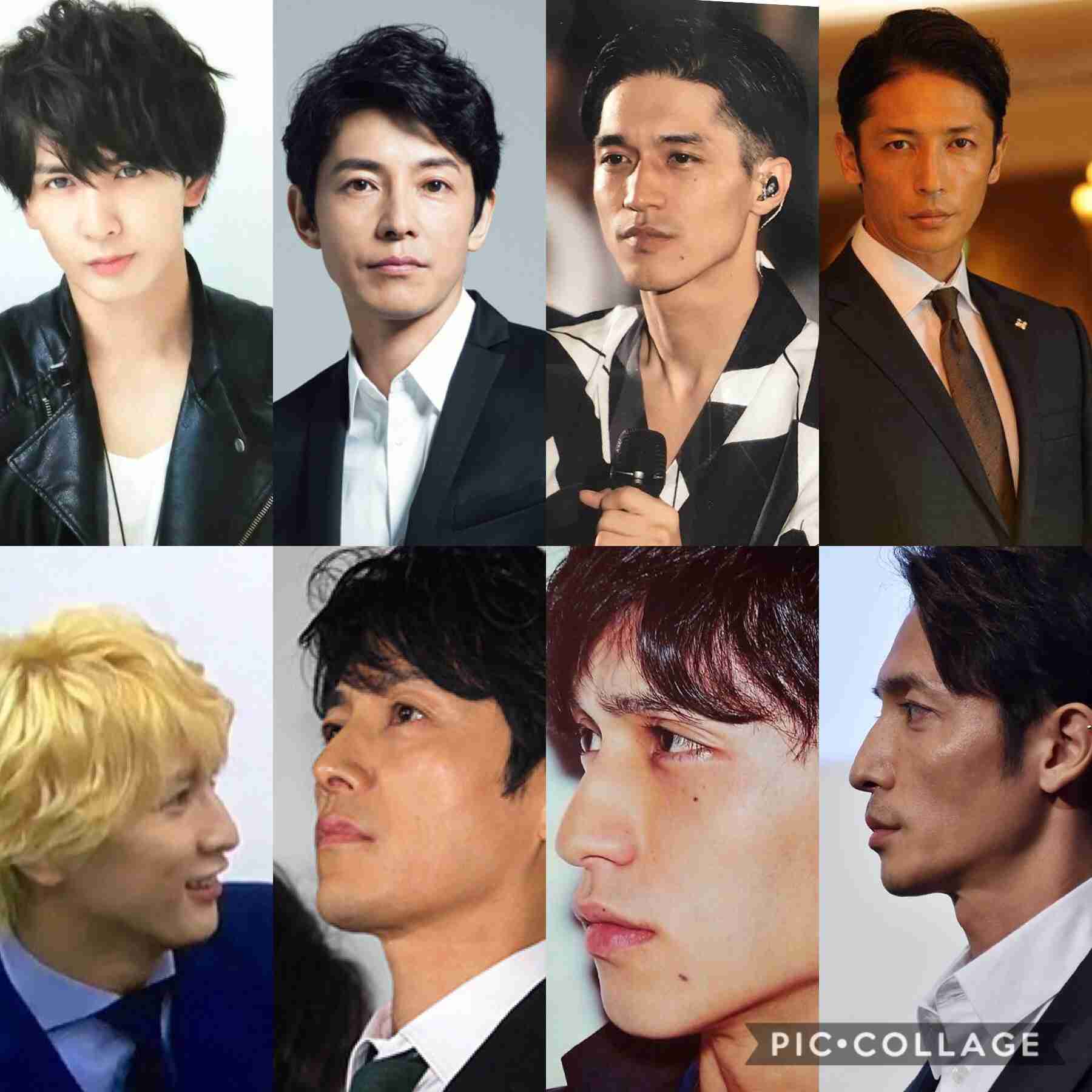 好きな顔4人集めてみた！【男性編】