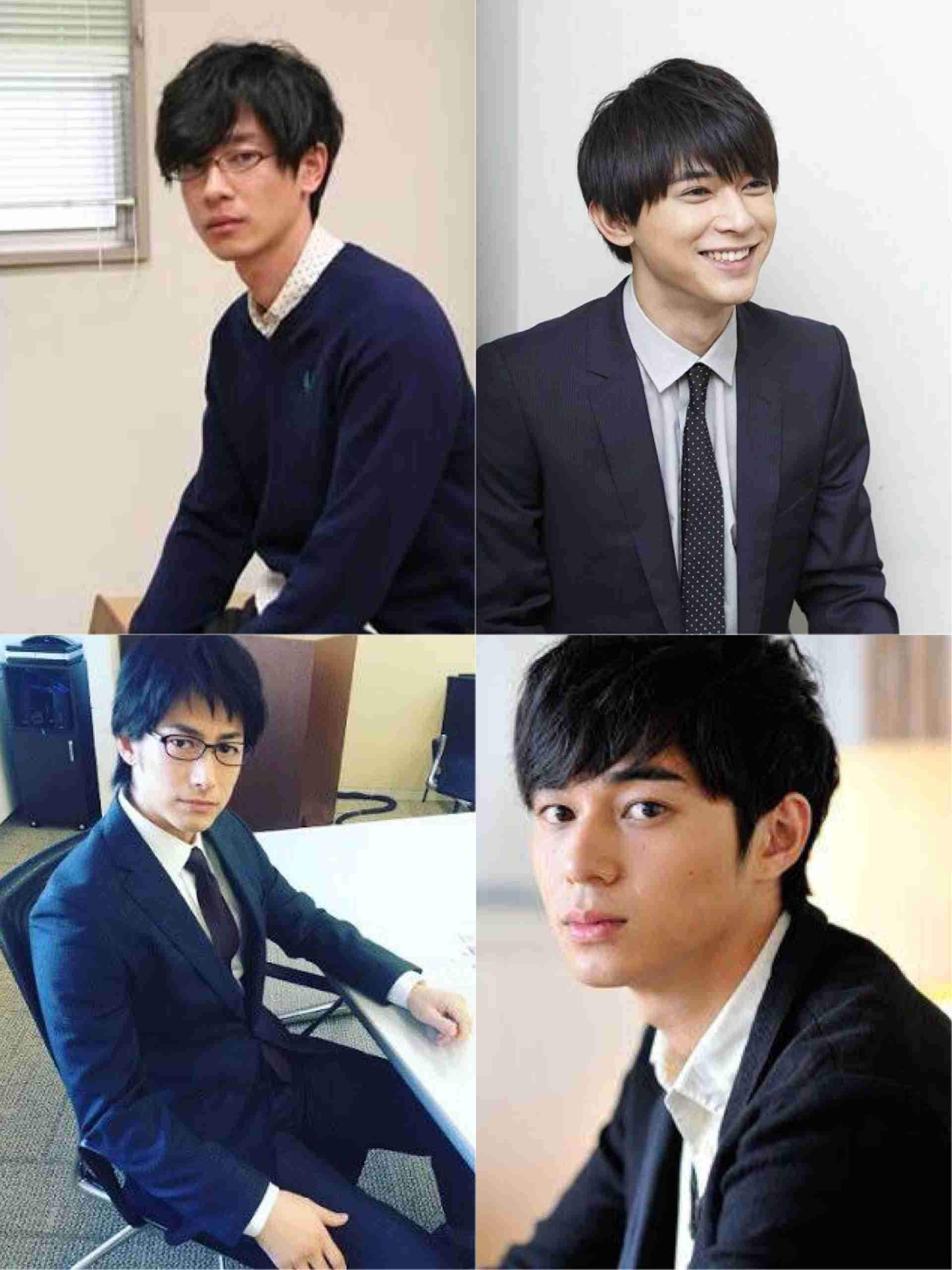 好きな顔4人集めてみた！【男性編】