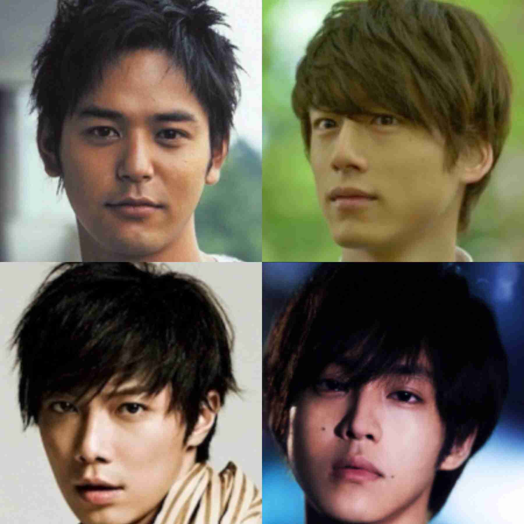 好きな顔4人集めてみた！【男性編】