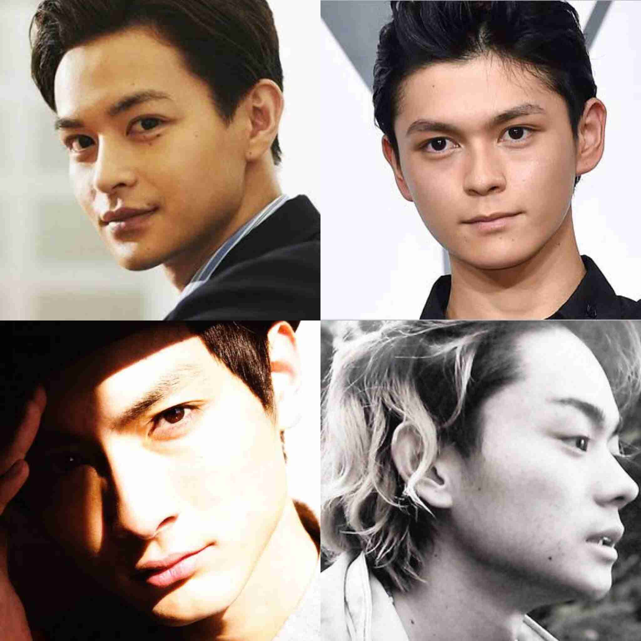 好きな顔4人集めてみた！【男性編】