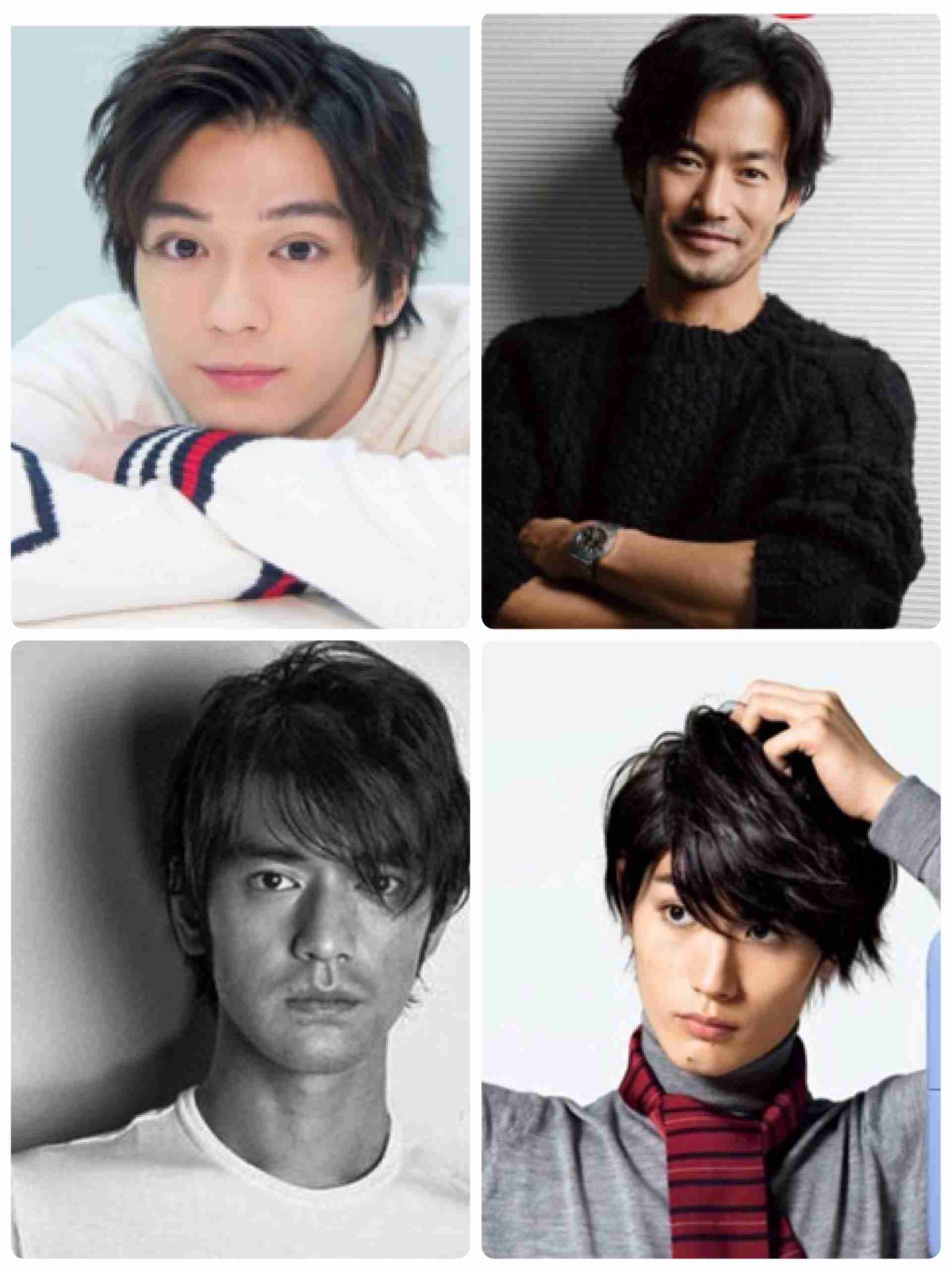 好きな顔4人集めてみた！【男性編】