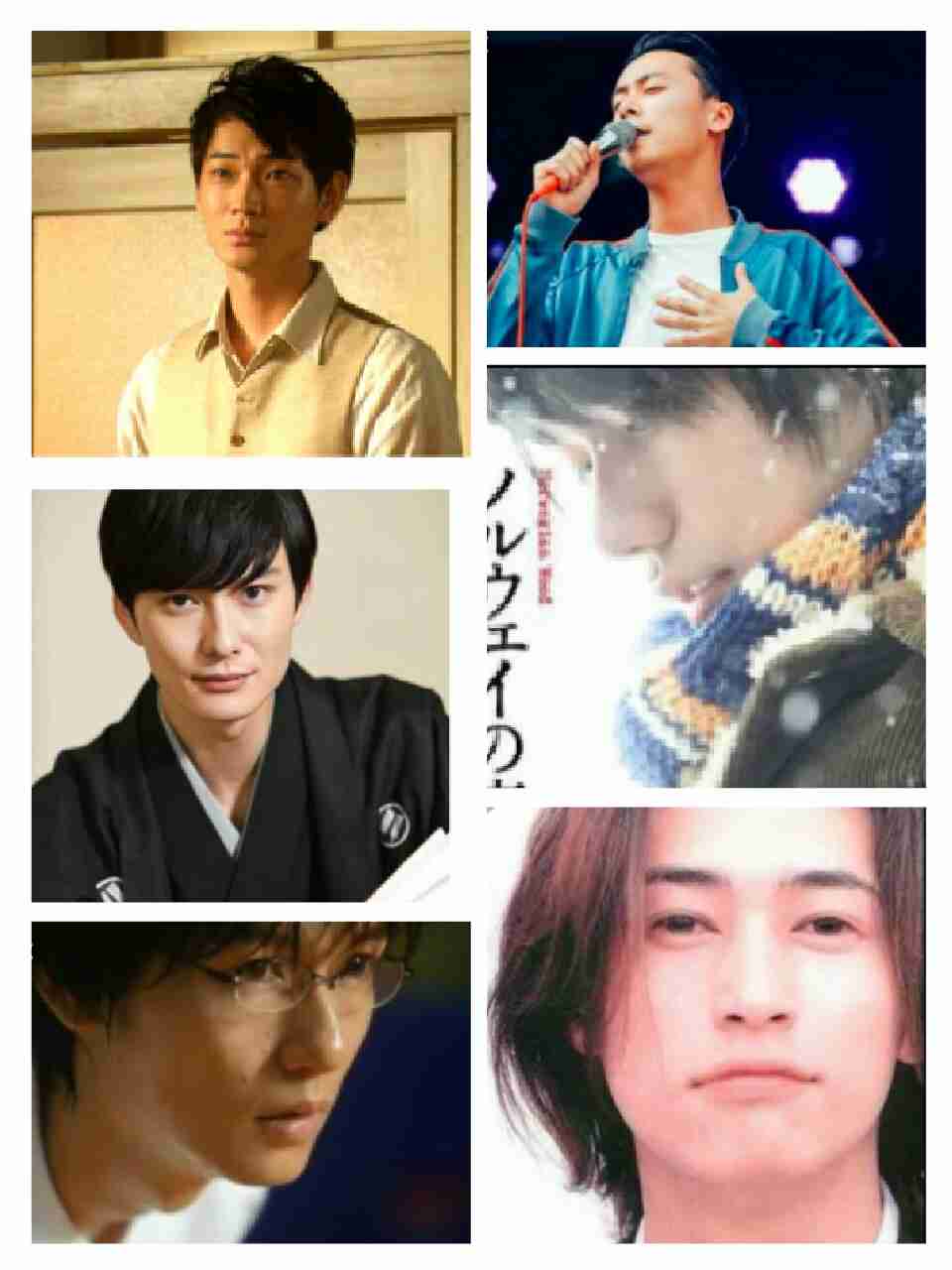 好きな顔4人集めてみた！【男性編】