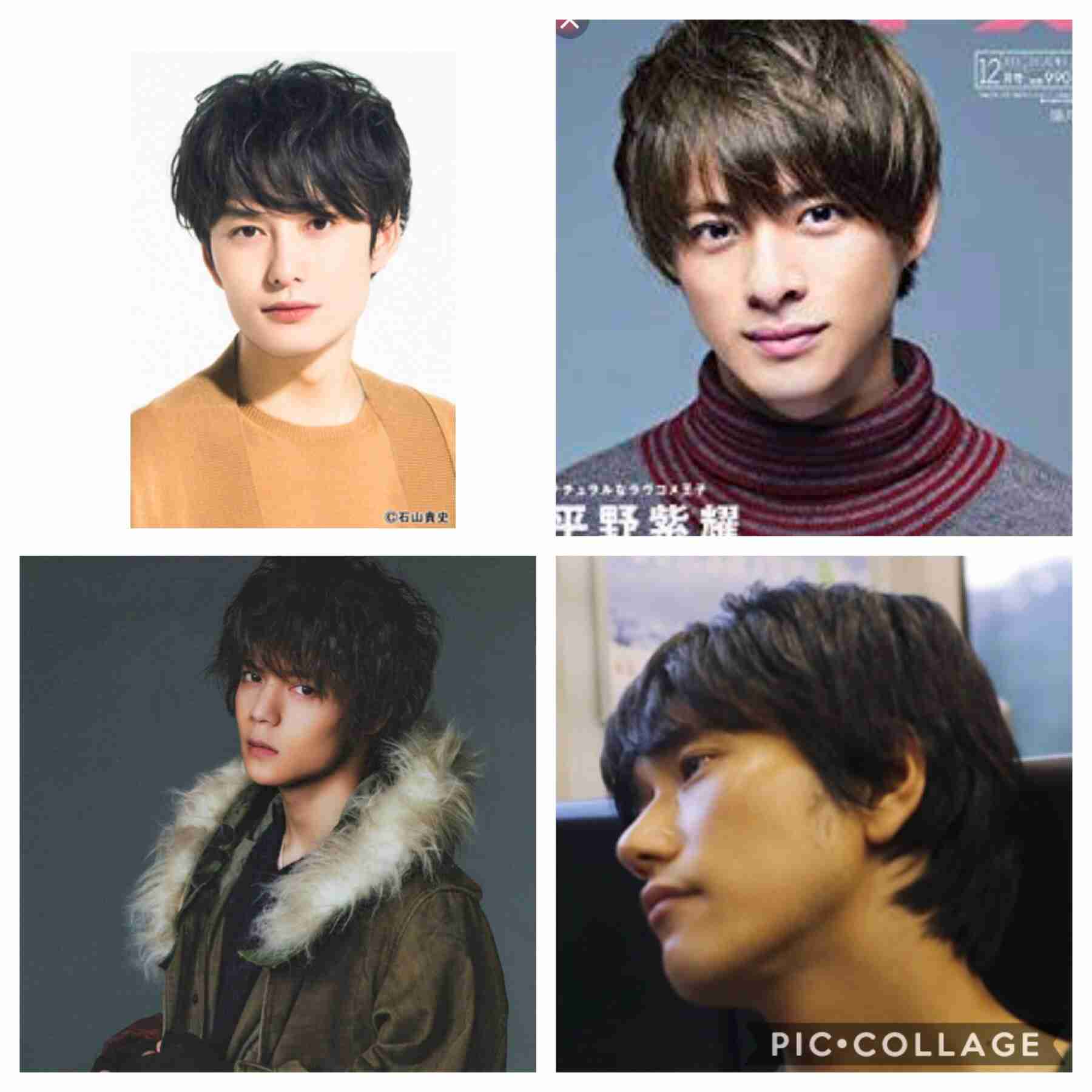 好きな顔4人集めてみた！【男性編】