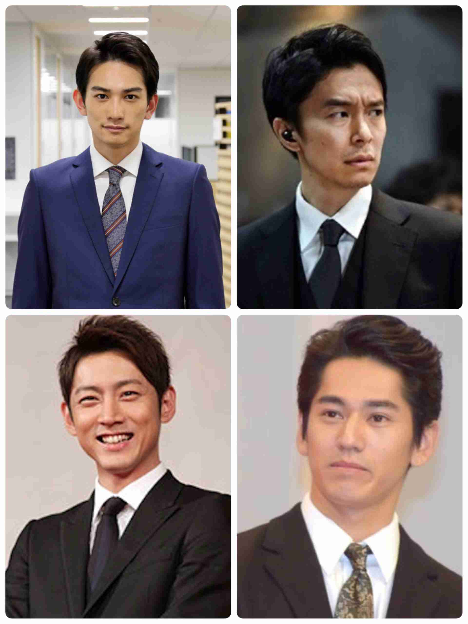 好きな顔4人集めてみた！【男性編】