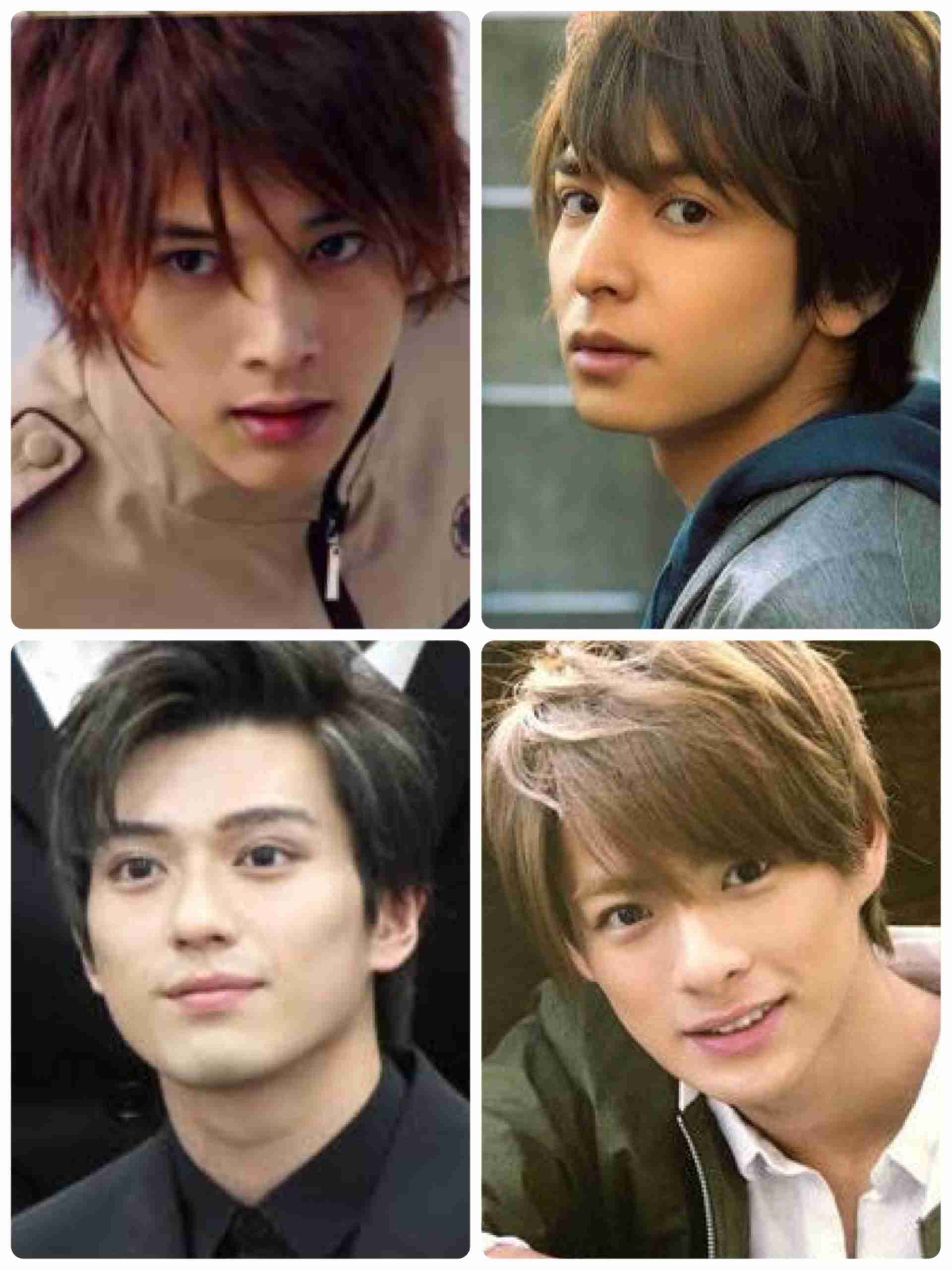 好きな顔4人集めてみた！【男性編】