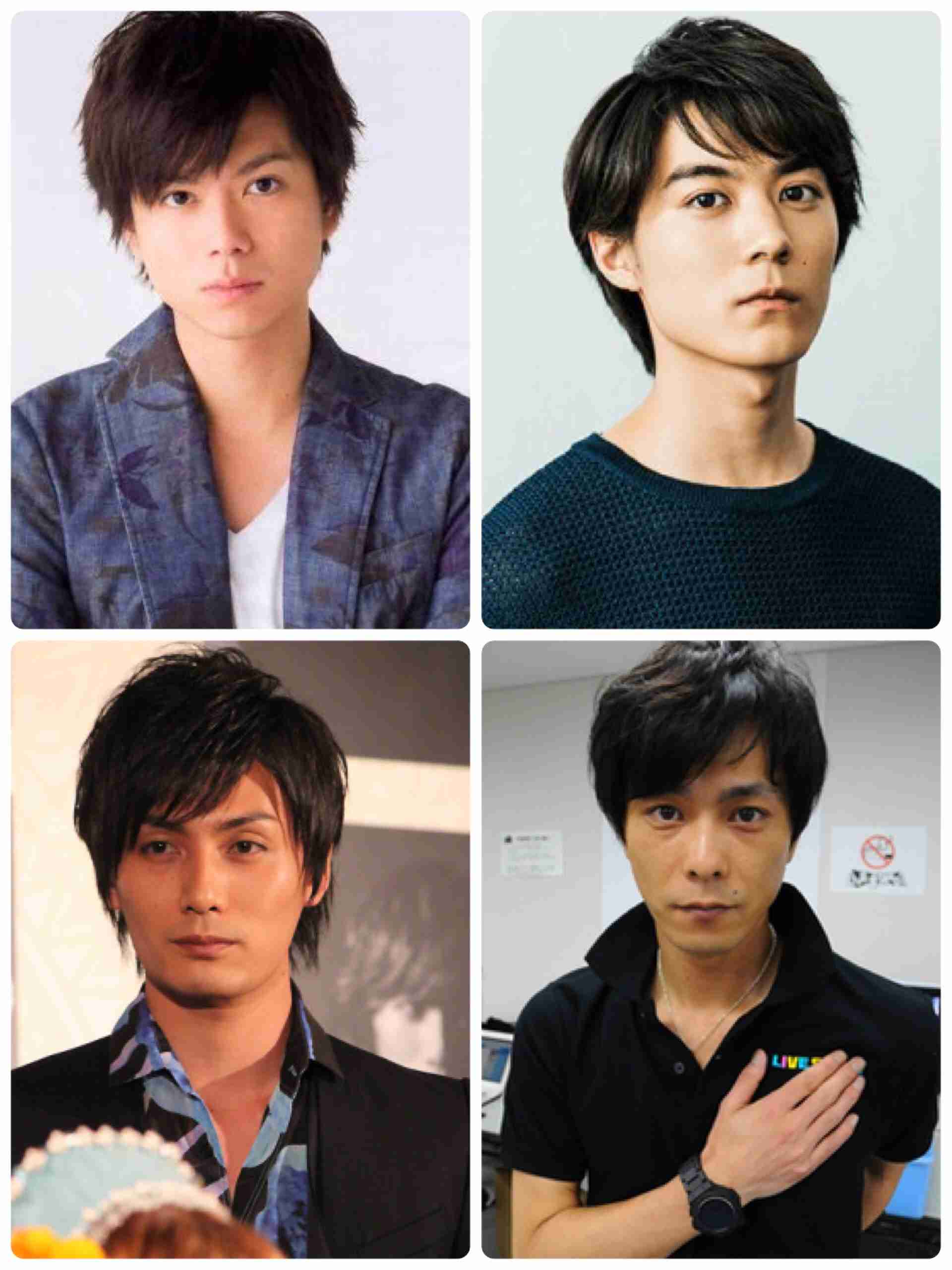 好きな顔4人集めてみた！【男性編】