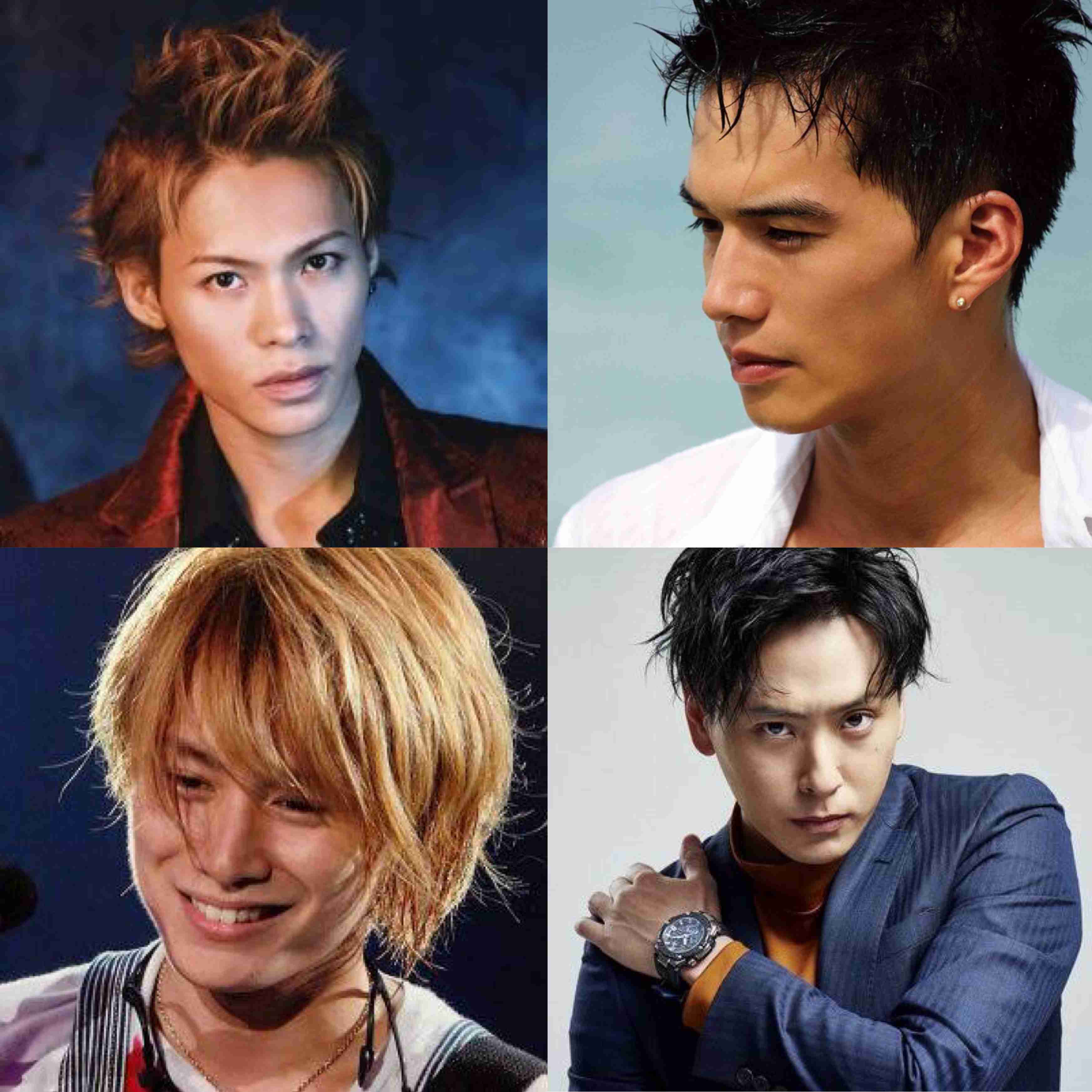 好きな顔4人集めてみた！【男性編】