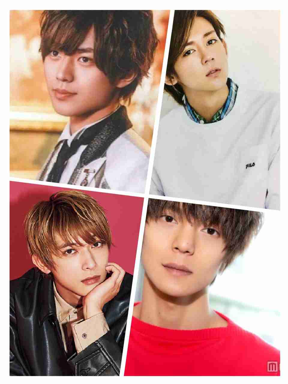 好きな顔4人集めてみた！【男性編】