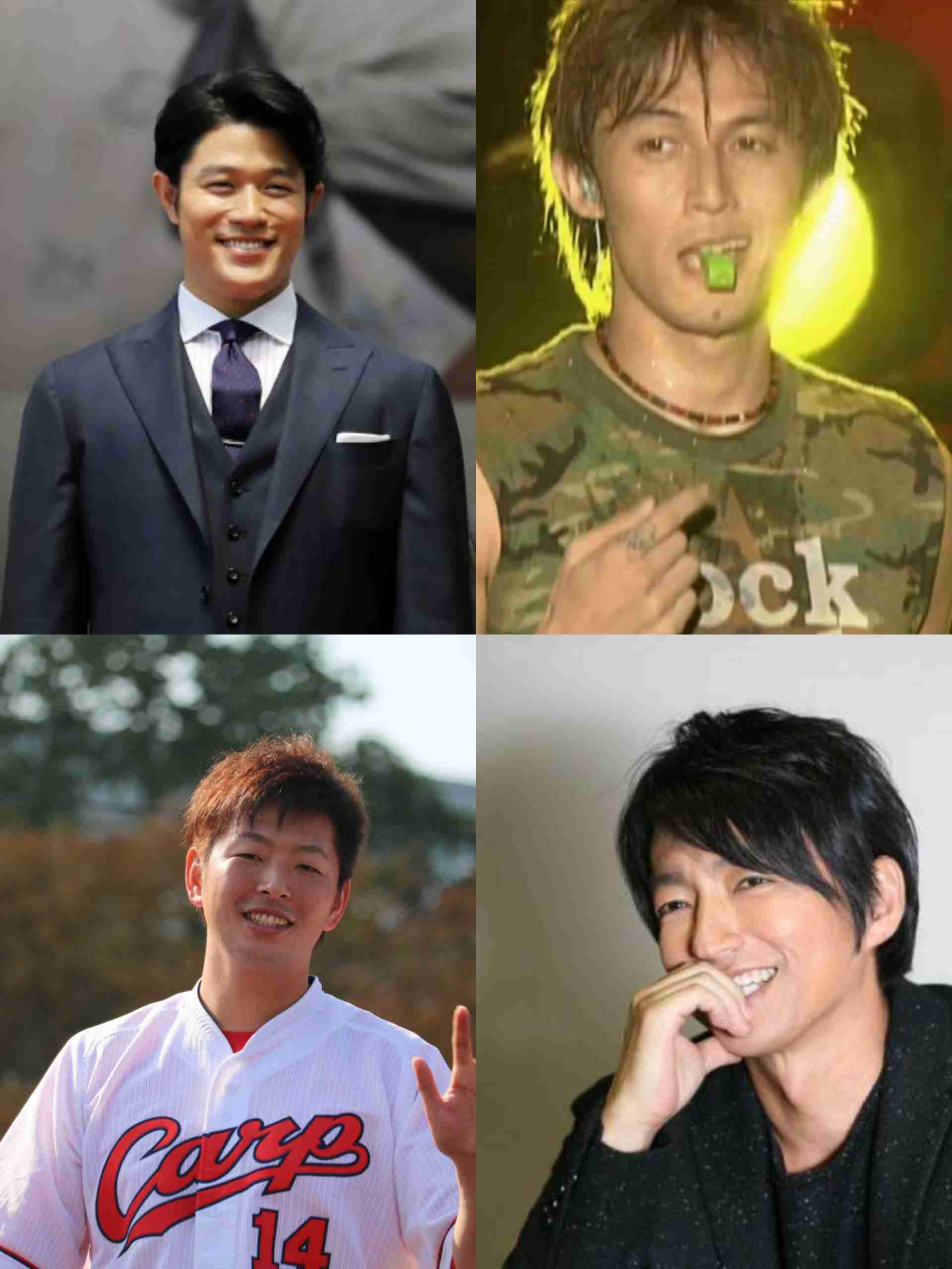 好きな顔4人集めてみた！【男性編】