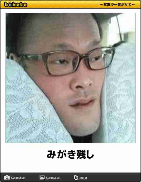 何度見ても秀逸だと思う「bokete」を貼っていくトpart2